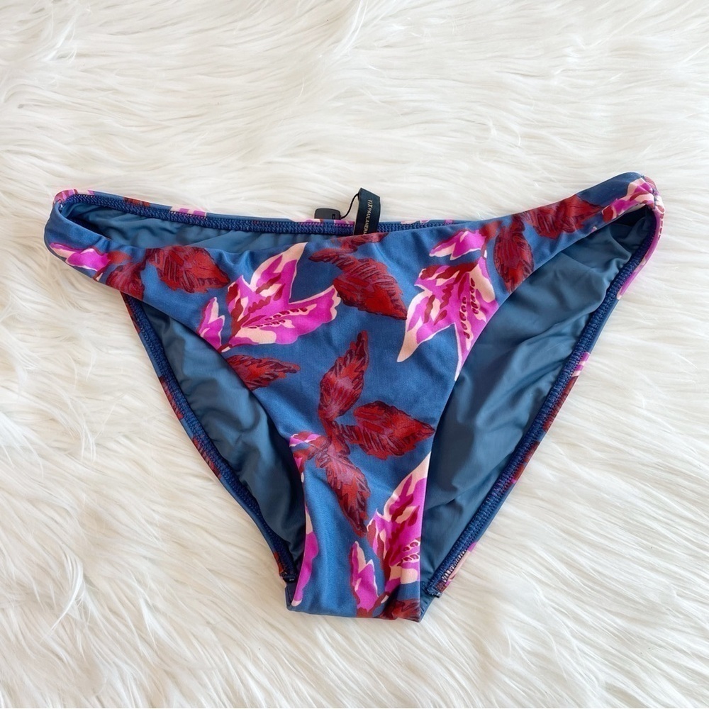 New Vix by Paula Hermanny Bikini Bottom in Tulum Basic Full Multi Floral Size S